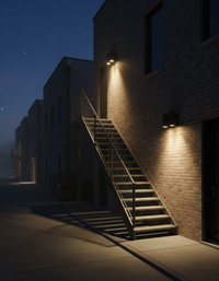 TwinBeam Dual-Head Outdoor Wall Light 4
