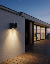TwinBeam Dual-Head Outdoor Wall Light 2