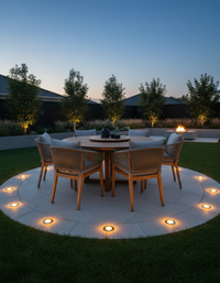 GroundAura Solar Disk Lights 4