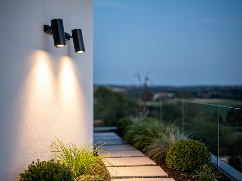 TwinArc Dual-Head Wall Lamp 1