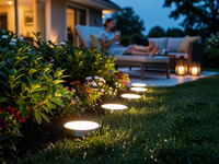 LawnDisk Solar Deck Lights 3