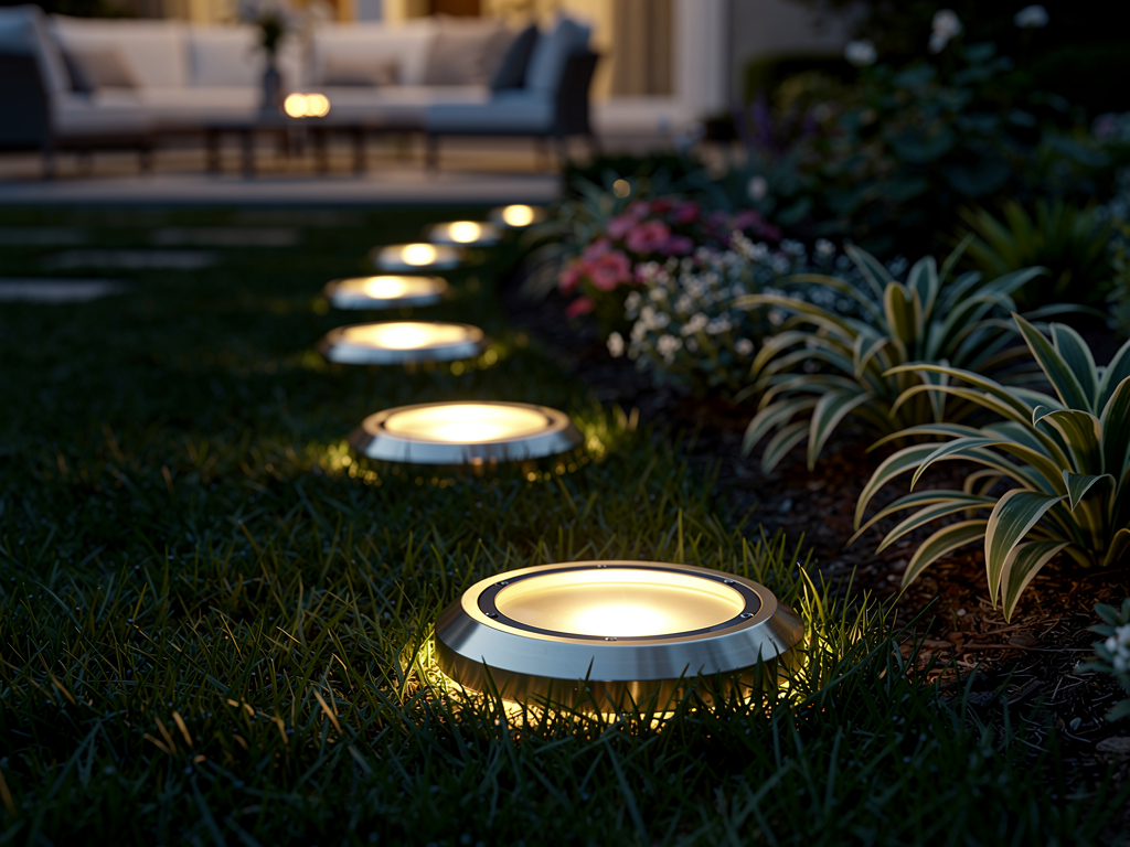 LawnDisk Solar Deck Lights 1