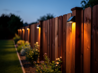 PostGlow Solar Fence Lights 4