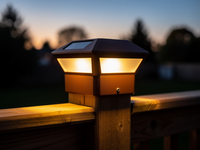 PostGlow Solar Fence Lights 5
