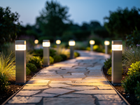 PillarPath Aluminum Lawn Light 3
