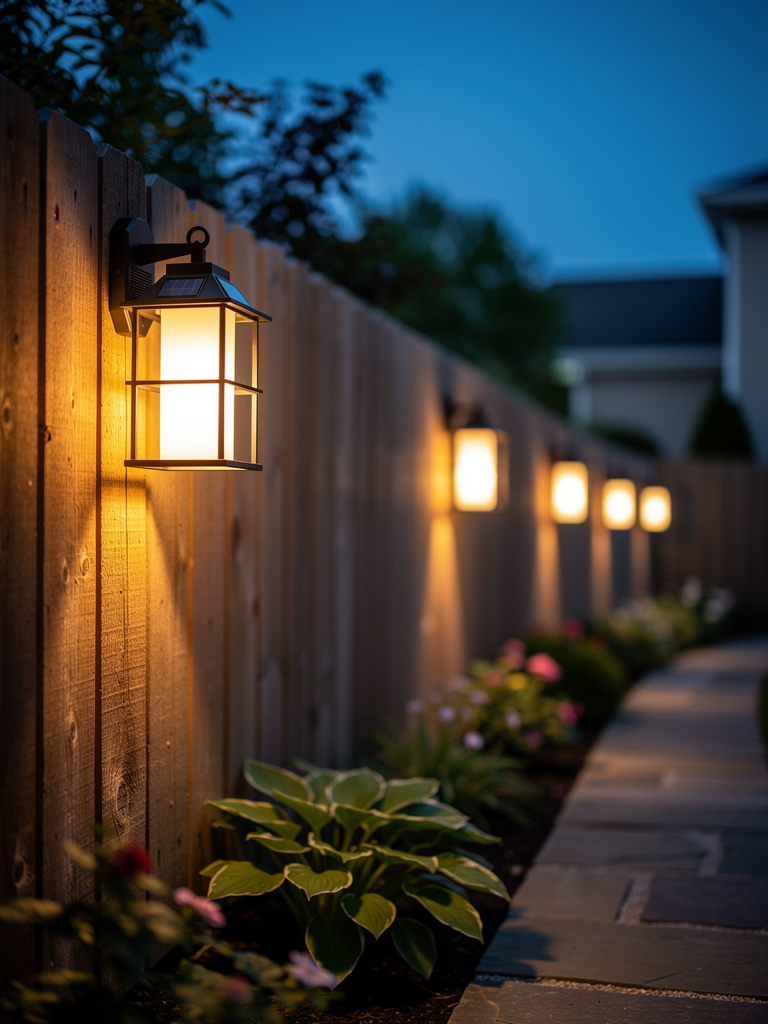 Solar Porch Lantern Fence Pathway Lights 1