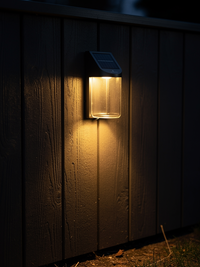 12LED Four-side Glow Solar Wall Lamp 3