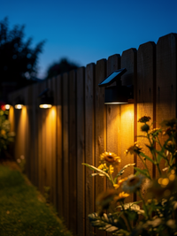 Solar Fence Warm White / RGB 4