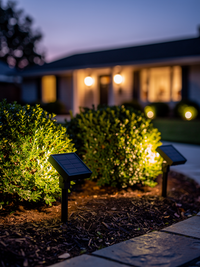 Warm White Solar Landscape Lights 2