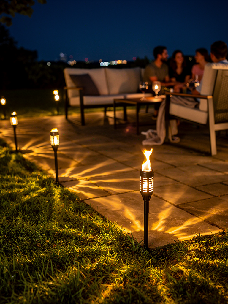 EmberTorch Solar Flame Lights 1
