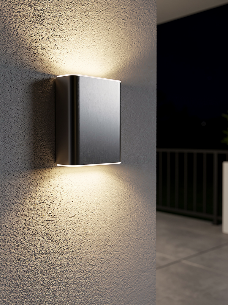 Aluminum Outdoor IP65 Up-down Wall Light 1