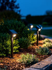 T-SUNRISE 20LED Solar Landscape Spotlights Classic 2