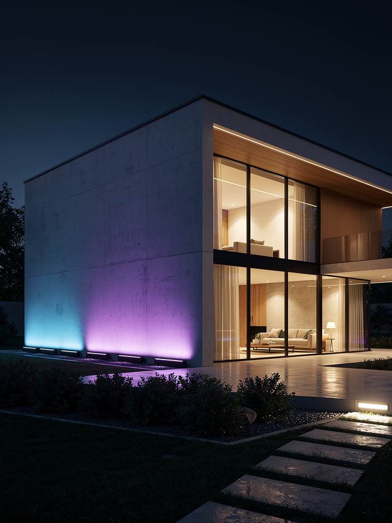 Smart APP RGB Outdoor LED Wall 1