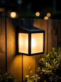 4-side 100LED Decorative Solar Wall Light 3