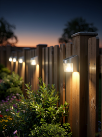 100 LED Solar IP65 Wall Garden 3
