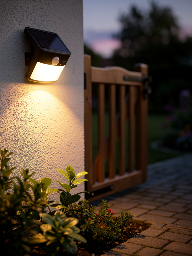 LED Solar Motion Wall Accent Light 1