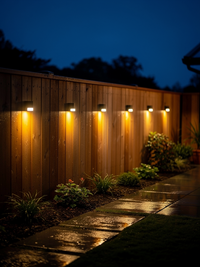 Solar Waterproof Fence Lighting Pack 1