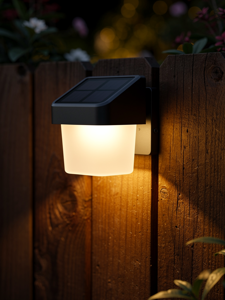 Solar Waterproof Fence/porch Wall Lamp B 1