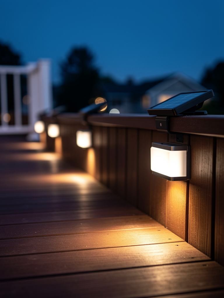 Warm White Solar Step Deck Balcony 1
