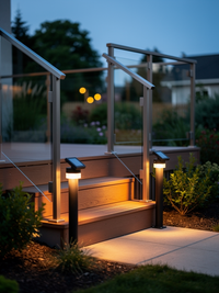 Solar Path Stair Deck Balcony Fence 4